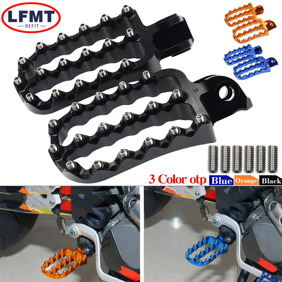 

Motorcycle Foot Rest Pegs Footrest Footpeg For KTM 690 790 890 950 990 1050 1090 1190 Adventure Supermoto SX XC XCF XCW EXC EXCF