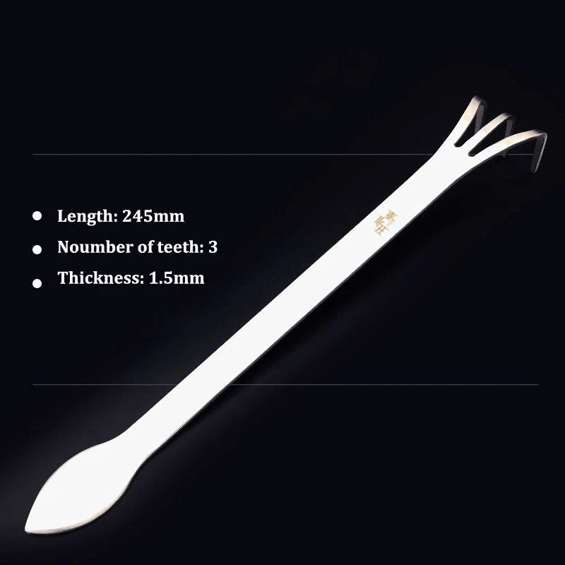 Firm Soil Gardening Tools Rustproof Home Wear Resistant Stainless Steel Cultivator Flower Practical Bonsai Spatula Root Rake