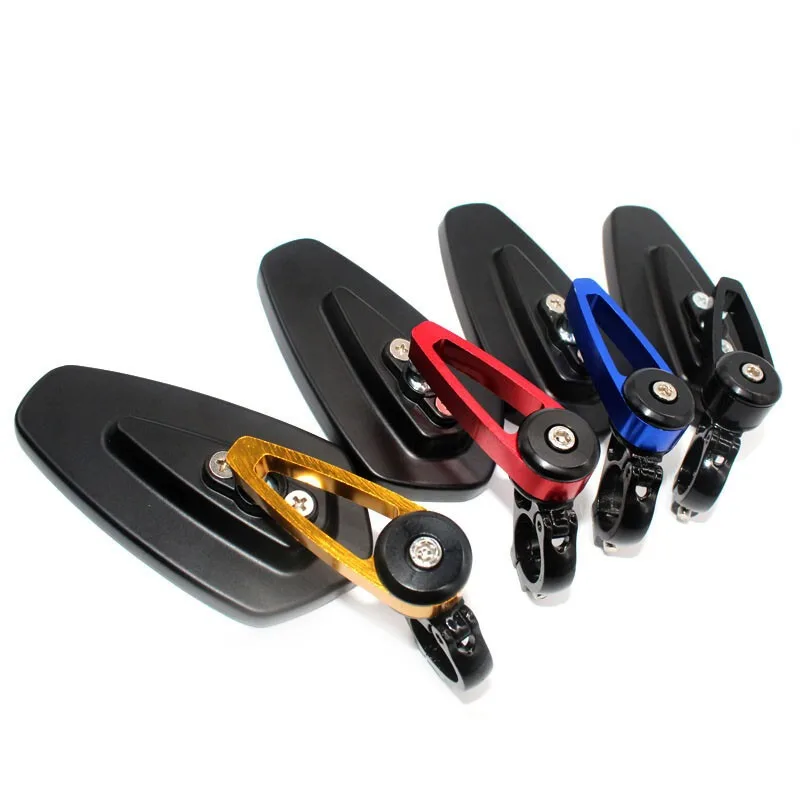 AliExpress NONE Universal Motorcycle 22mm Bar End Side Rearview Mirror 2Pcs Aluminum 7/8" Motorbike Bike Handlebar Rear View Mirrors
