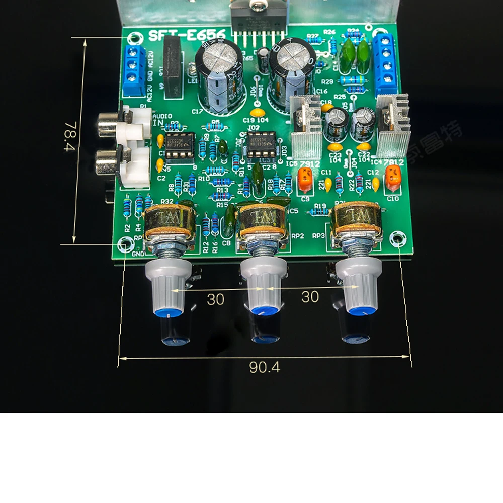 DIY electronic kit TDA7265 amplifier Board Kit Toned NE5532 two-channel hi-fi stereo soldering kit