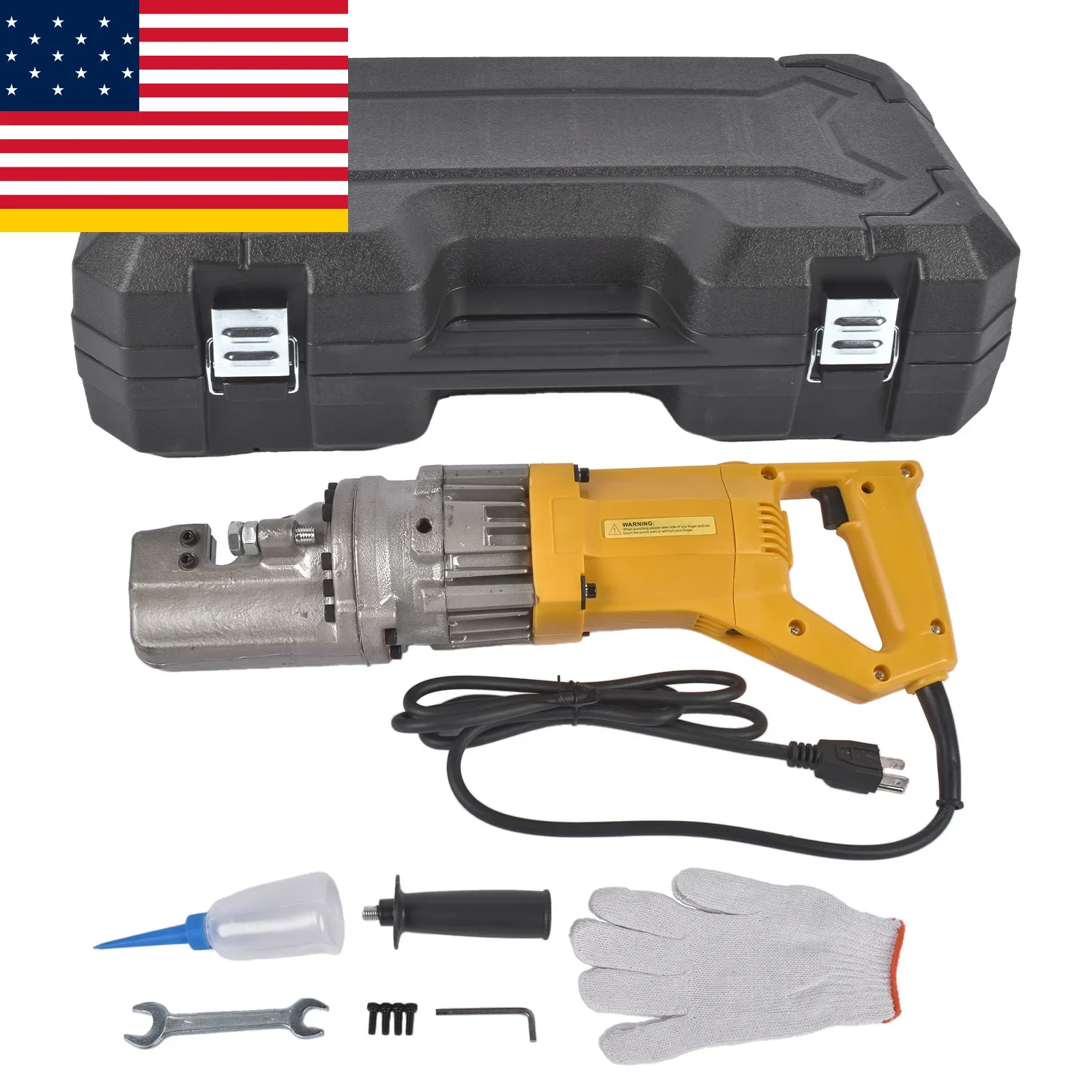 AP03 900W Electric Hydraulic Rebar Cutter 110V RC-16 Cutting up to 5/8 Inch 4-16mm (#3-#5)