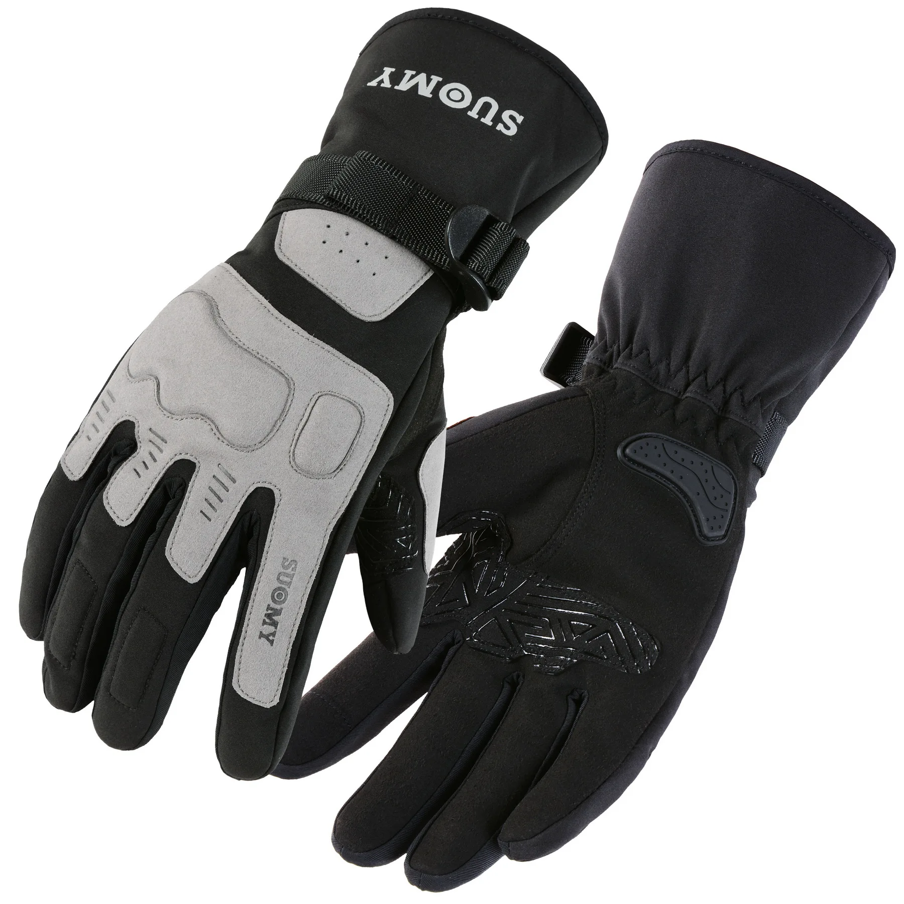 

Universal Winter Motorcycle Gloves, Waterproof Thermal Riding Gear with Impact-Resistant Shell for Cold Weather Protection