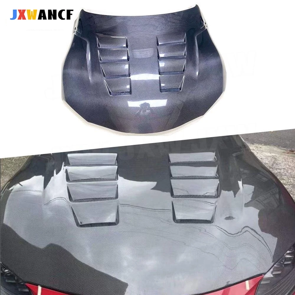

JXWANCF углеродное волокно капот двигателя автомобиля для Toyota Supra A90 передний бампер крышка капота двигателя Bodykit замена