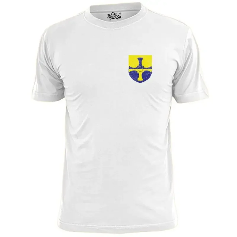 Mens Durham County Shield Badge T Shirt Cricket Sport