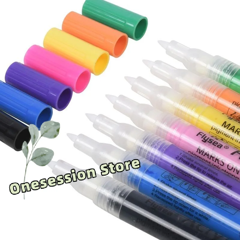 Color-Changing Golf Marker Pen 0.7mm Fine Tip Acrylic Multi-Color DIY Golf Accessory for Golf Enthusiasts Tournament Use