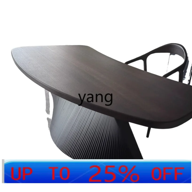 

LMM office simple modern designer desk and chair home light luxury high-end desk customization