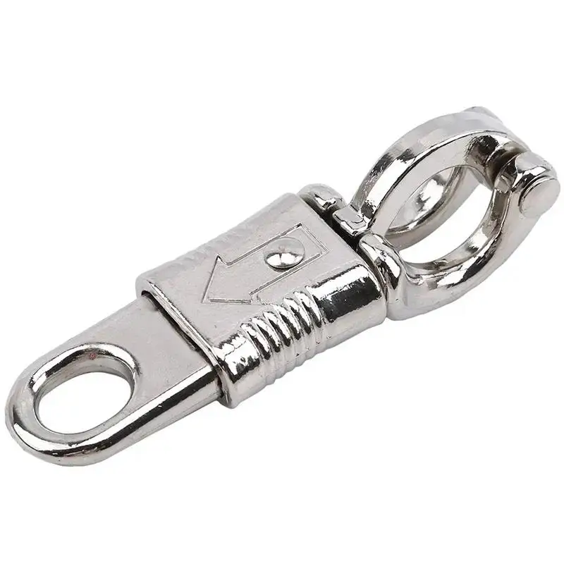 Práctica hebilla de Clip de 10cm, gancho de pánico de liberación rápida para producto de cuidado de caballos ecuestres