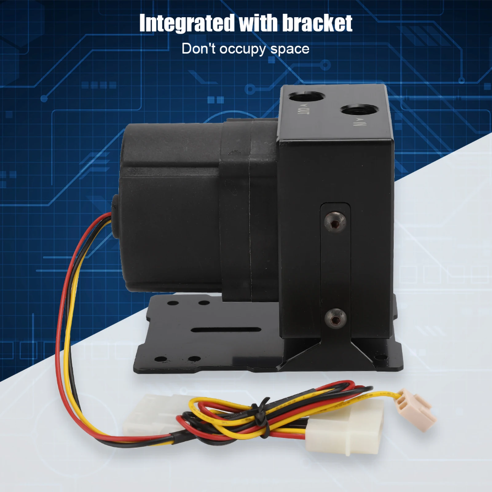 Computer Cooler Pump  Computer Cooler  12V 1.8A Integrated Water Cooling  with Bracket for 1200L / H