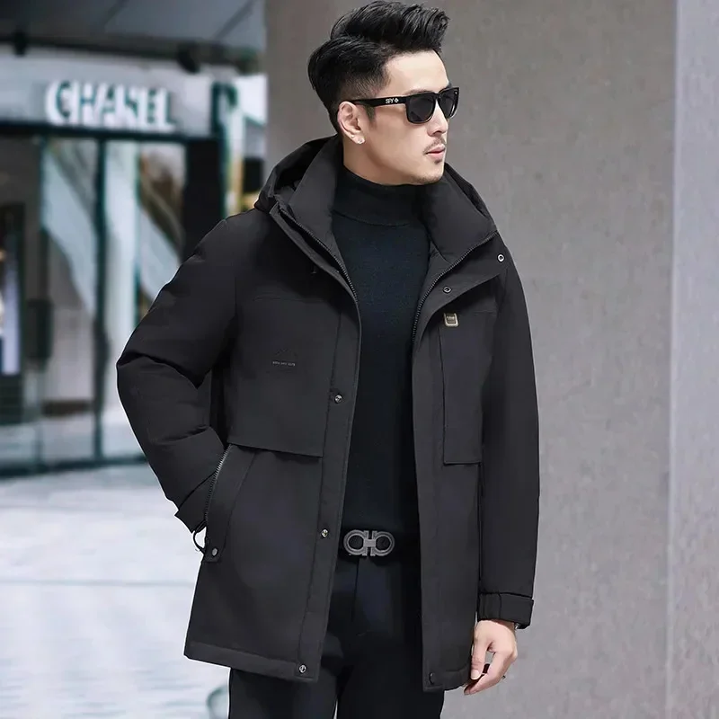 

Men's Winter Down Jackets Hooded Designer Clothes Parka Duck Padding Padded Jacket Coats for