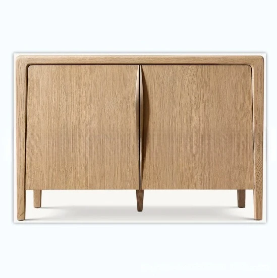 American solid wood, high-end luxury villa restaurant side cabinets, lockers, storage cabinets