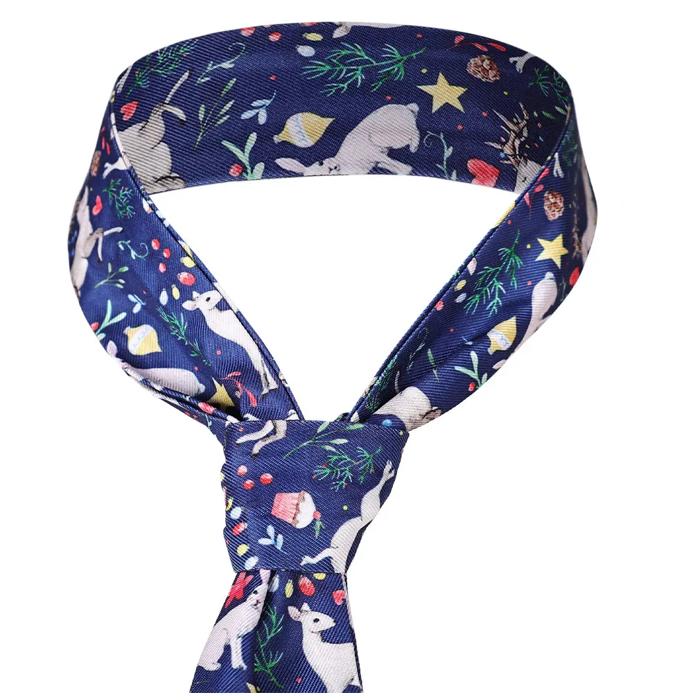 Nathan Caine Neck Tie 2025 Movie Novocaine Cosplay Fantasy Costume Accessories Adult Men Neckties Halloween Party Props