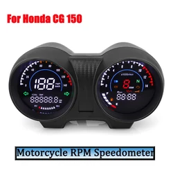 Motorcycle RPM Speedometer Voltmeter Moto 6 Gear Display Fuel Gauge for Brazil TITAN 150 Honda for Honda CG150 Fan150 2010 2012