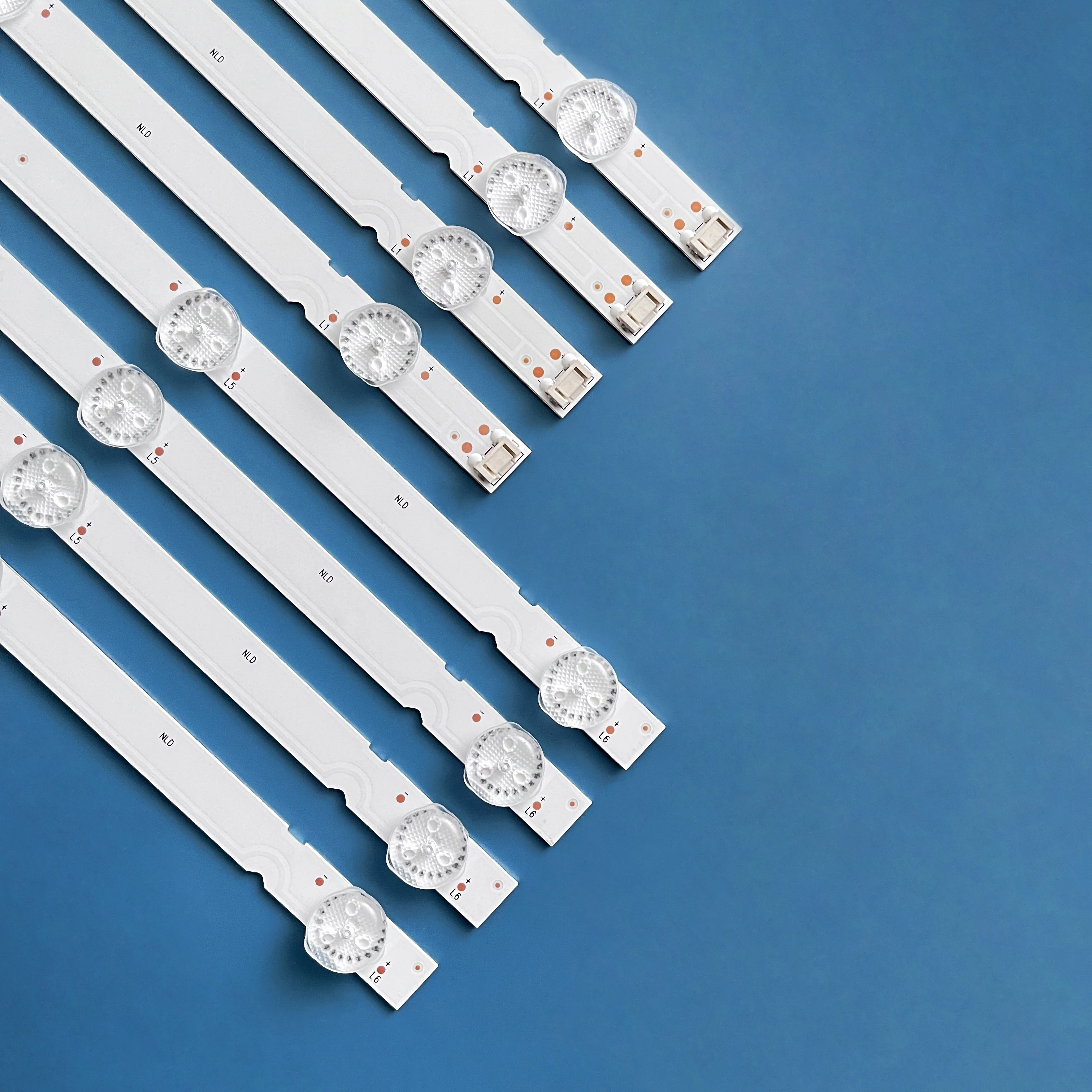 8 pz/set striscia di retroilluminazione a LED per muslimex PTV55U21 55 uj6000 55 uj6200 55 uj620v 55 lj620v RF-AZ550E30-0601B-20 0501A-20
