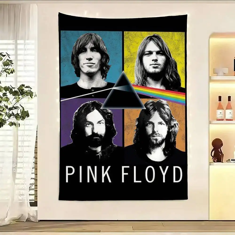 

Band P-Pink HOT Floyd Flags Wall Hanging Background Art Banner for Bedroom Home Outdoor Decor