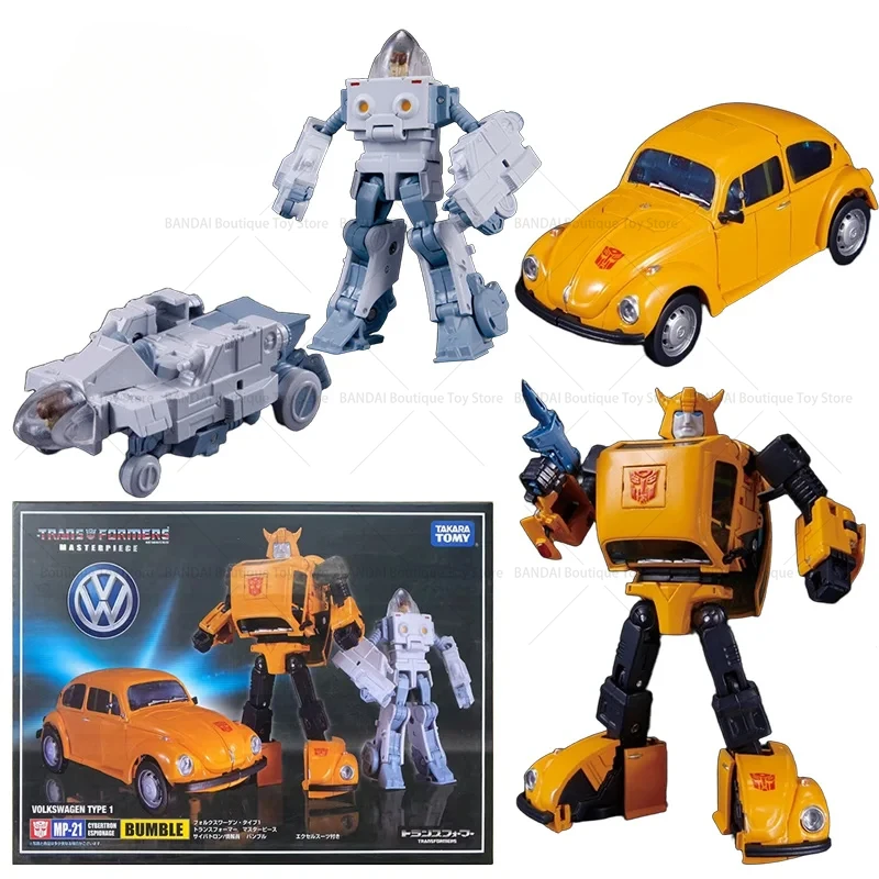 

Takara Tomy Transformed toys Masterpiece MP-21 Bumble 12Cm Anime Original Action Figure Model Kit Toy Birthday Gift Collection