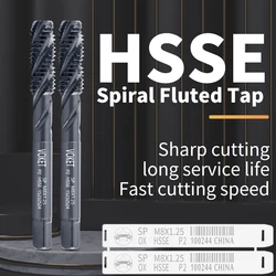 VOKET HSSE-M35 JIS Standard With OXIDATION JIS Standard Spiral Fluted Tap M2 M2.5 M3 M4 M5 M6 M8 M10 M12 Machine Thread Taps