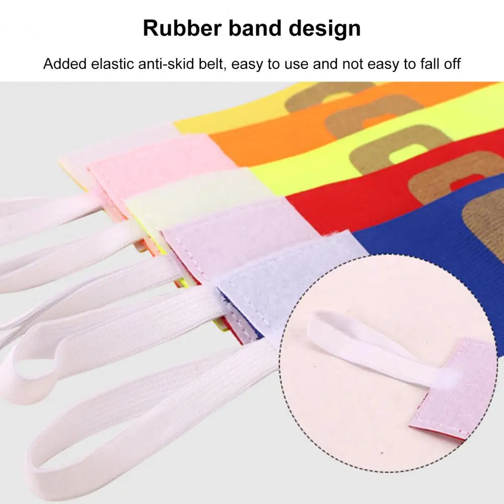 

High Recognition Armband Elastic Anti slip Armband Adjustable Nylon Soccer Armband for Youth for Team