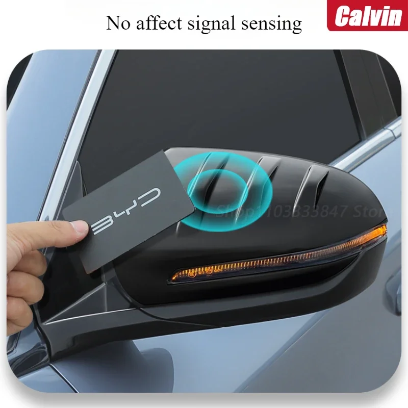 

Чехол для зеркала заднего вида из углеродного волокна, защитный чехол для зеркала заднего вида, внешняя отделка, устойчивые к царапинам автомобильные аксессуары для BYD Atto3