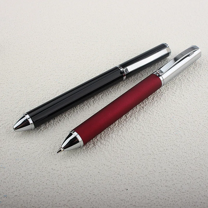 1PCS Metal Ballpoint Pen, Medium Point 0.7mm Smooth Writing Premium Plating Lacquer Barrel Twist To Open Retractable Pens