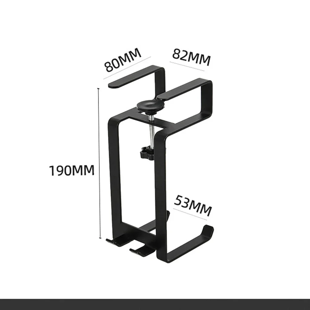 no-drill-blow-dryer-holderadjustable-metal-storage-rack-for-bathroomhousehold-hanging-hair-dryer-holder