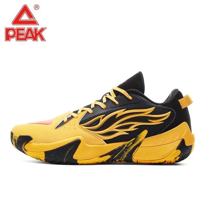 Peak State Extreme Pro Basketball Shoes Winter Leather Surface Outfield Actual Sneakers Breathable Wear-resistant Sneakers Men