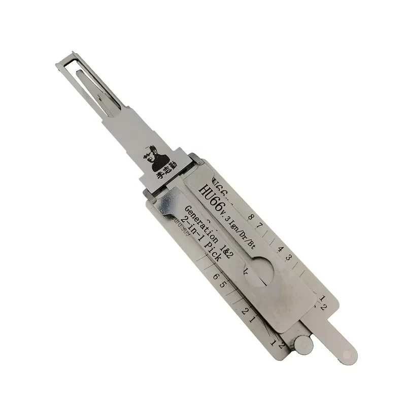 Lishi 2-in-1 HU66 V.3 Decoder Autotür-Öffnungswerkzeug für VW Audi Porsche Schlüsseldienste Professionelles Kfz-Einstiegswerkzeug – Detail 4