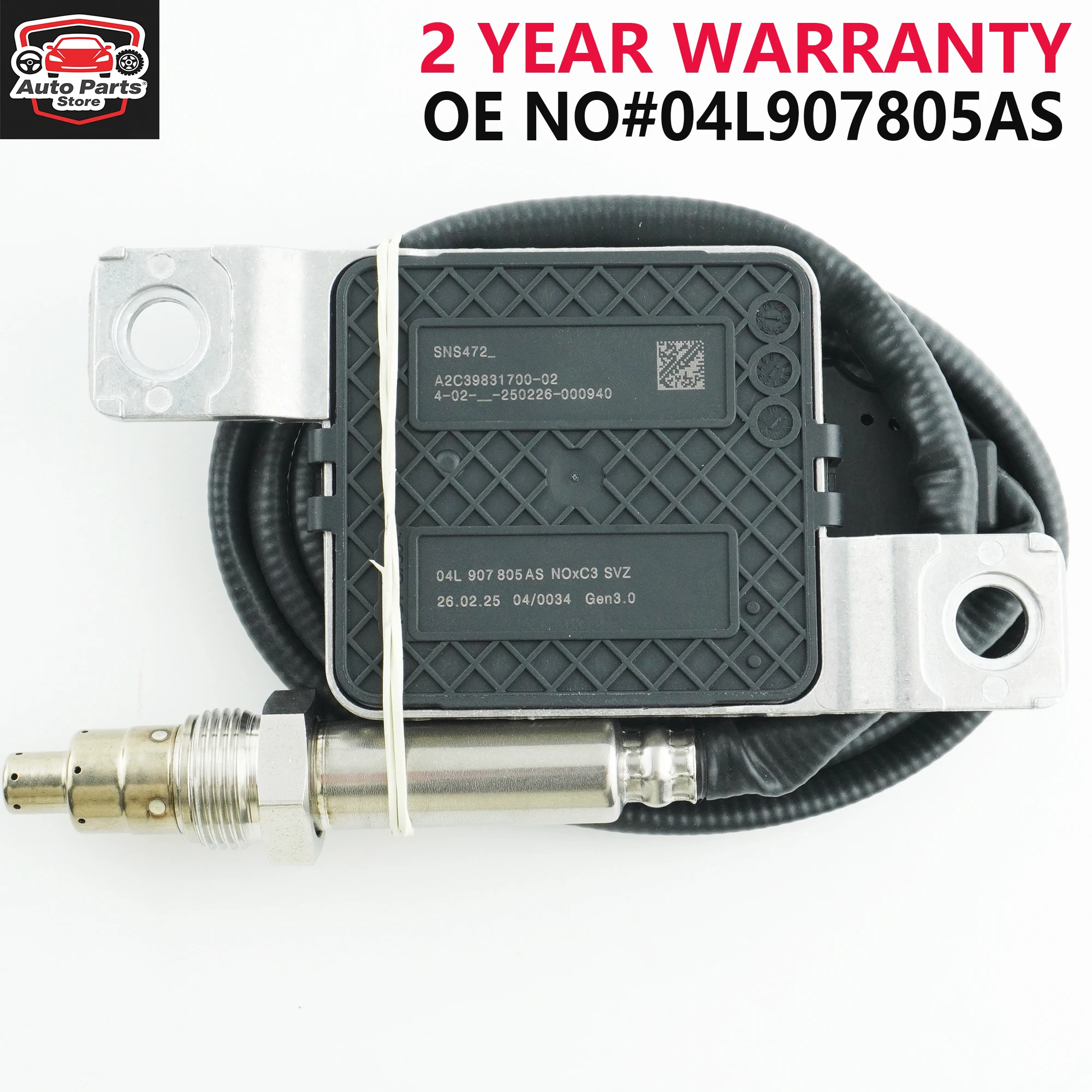 

Brand NEW Nitrogen Oxide Sensor 04L907805AS SNS472 Car NOx Oxygen Sensor Accessories for VW Volkswagen Caddy 1.6 2.0 TDI Diesel