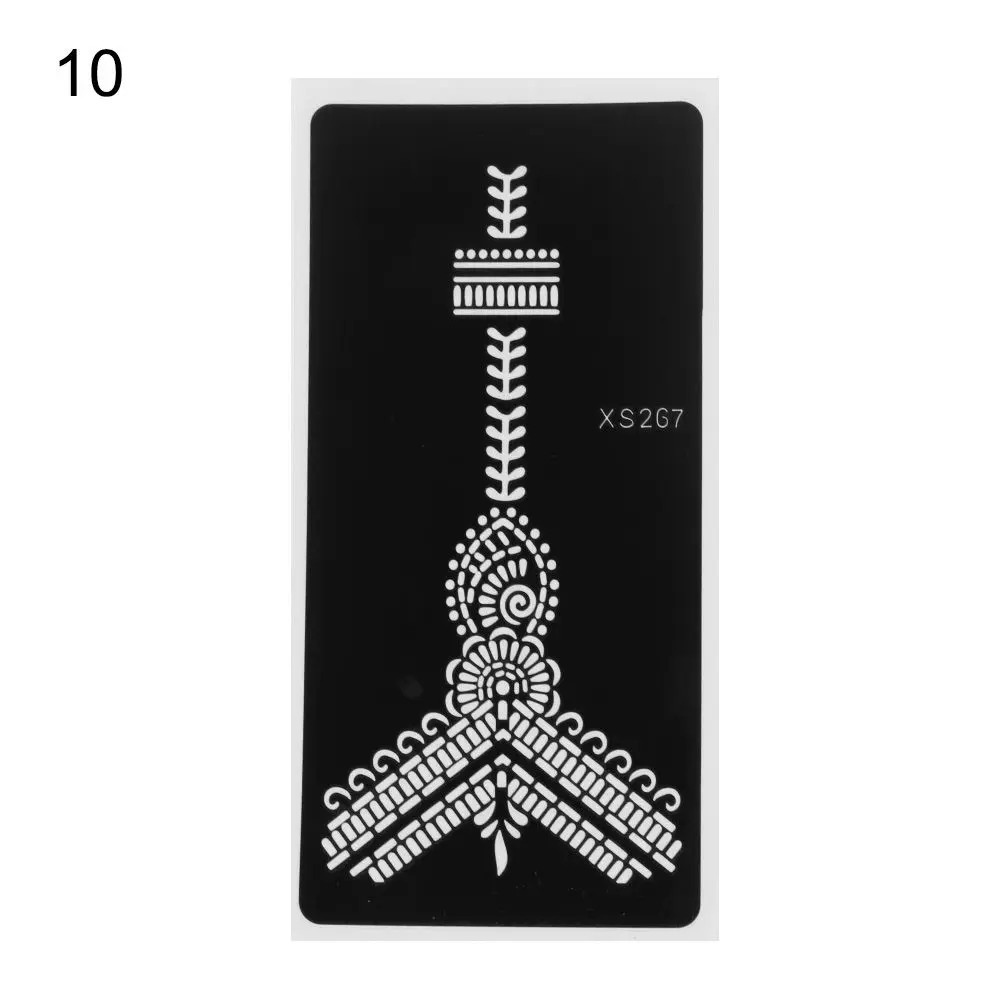 New Mehndi Indian Style Makeup DIY Body Art Temporary Hand Decal Henna Template Sticker  Stencils