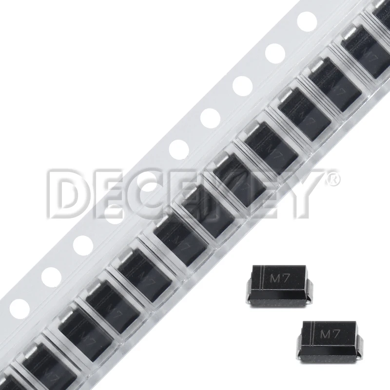 100pcs 1N4007 IN4007 1A 1000V M7 IN4007 1N4007 4007 1A 1000V