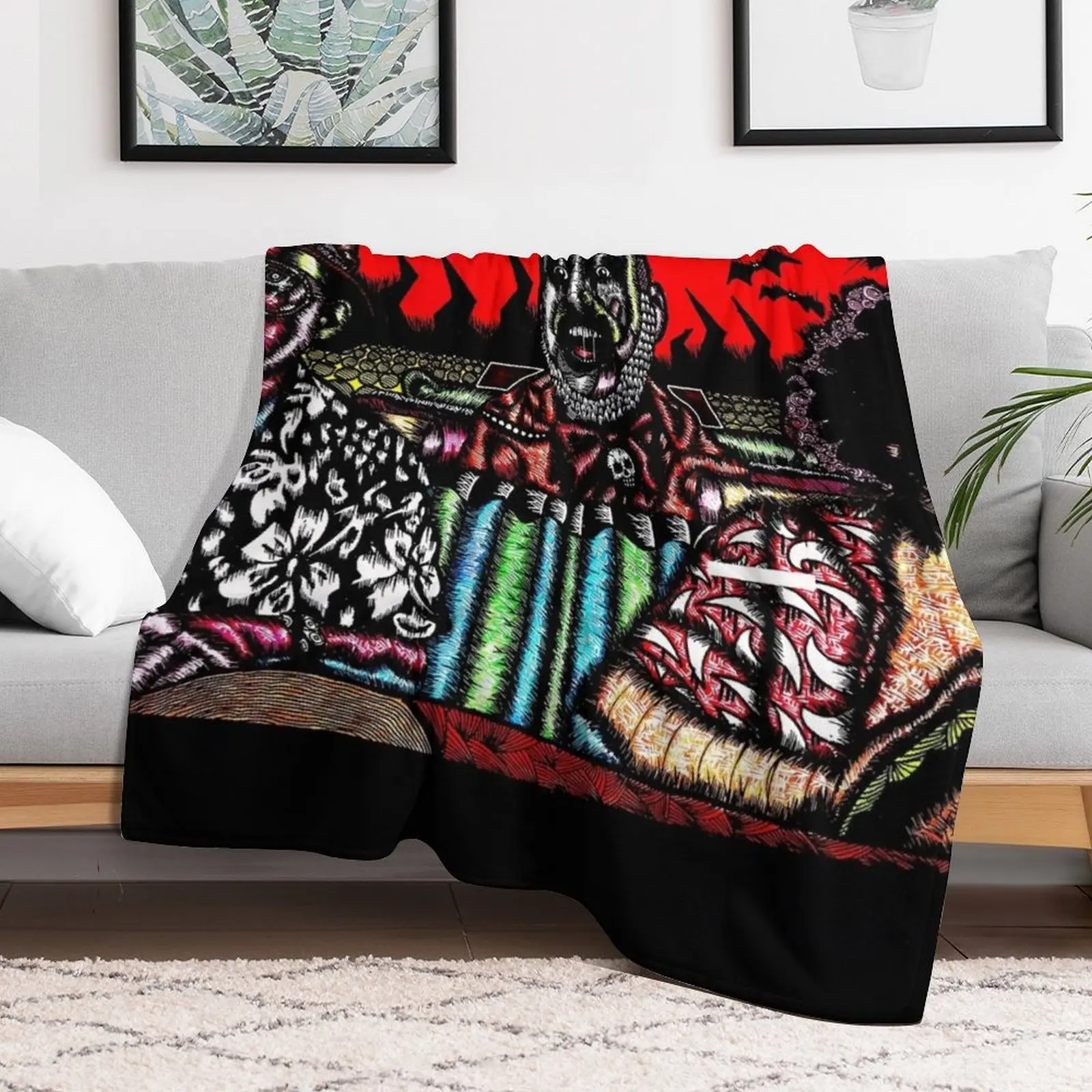 BAT COUNTRY FT CAPTAIN SPAULDING Throw Blanket Giant Sofa christmas decoration Vintage Blankets