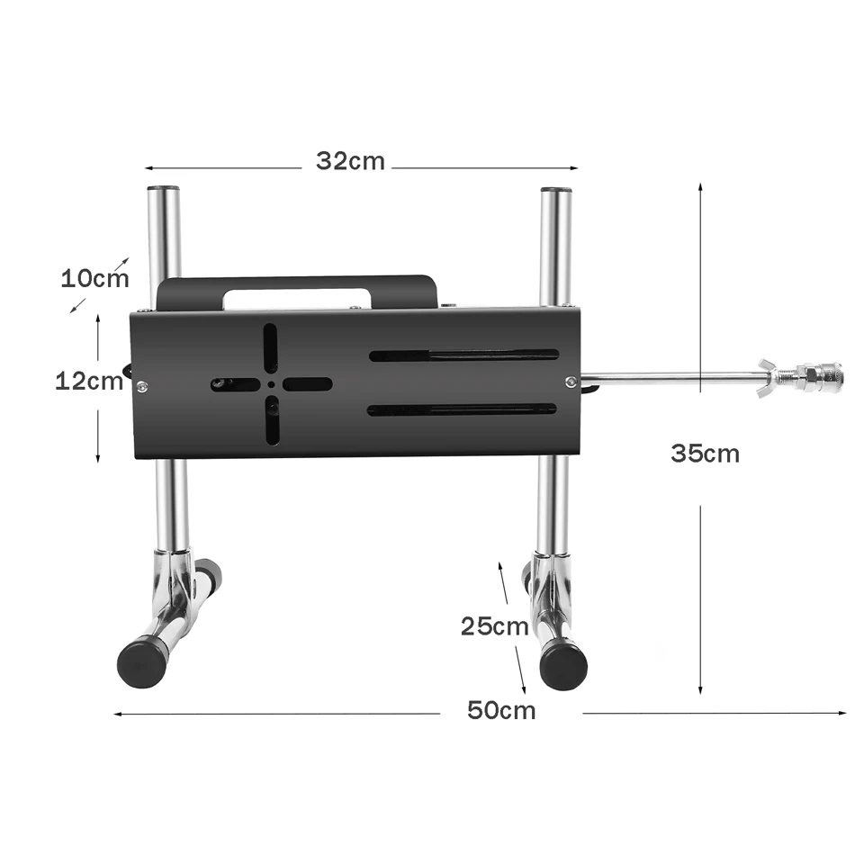 Pistola de massagem automática Dildo, Sex Toys Machine, Impact Gun para área íntima, Masturbação Seks, Vibrador Telescópico, Quiet Bdsm