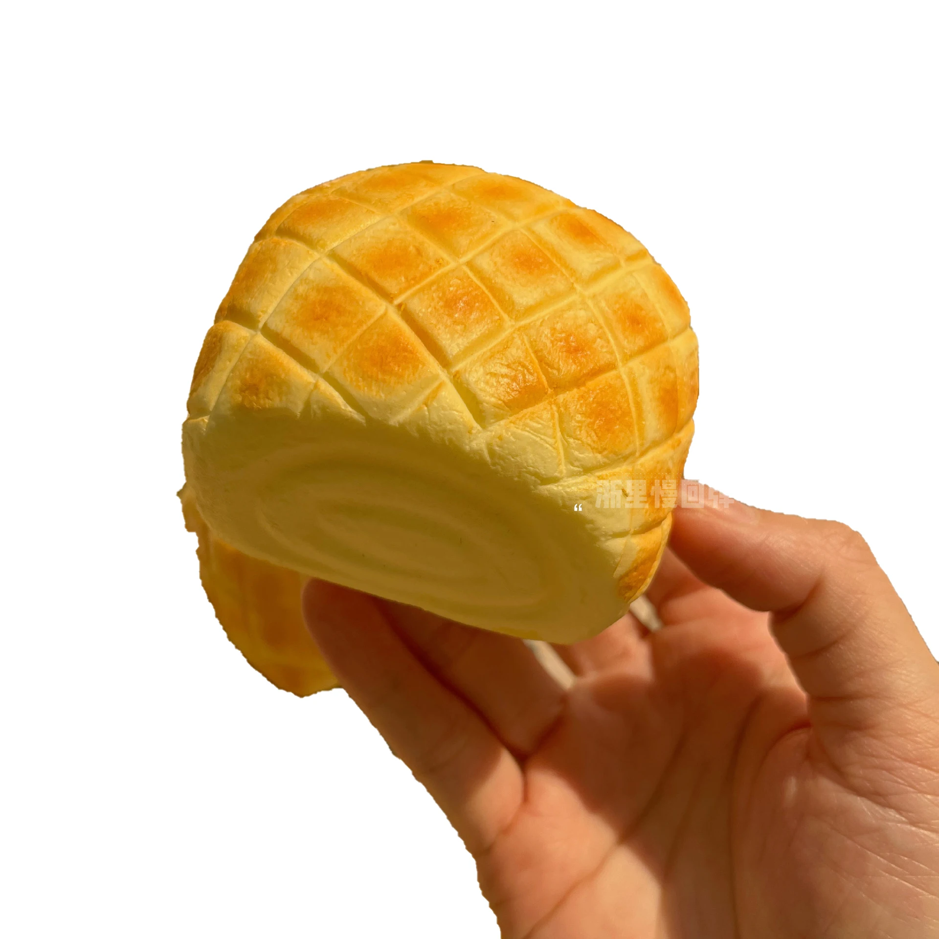 스퀴시 PU 슬로우 리바운드 리얼리스틱 파인애플 브레드 스퀴즈 핀치 피젯 푸드 플레이 스티키 핸즈 웻 소프트 디컴프레션 토이