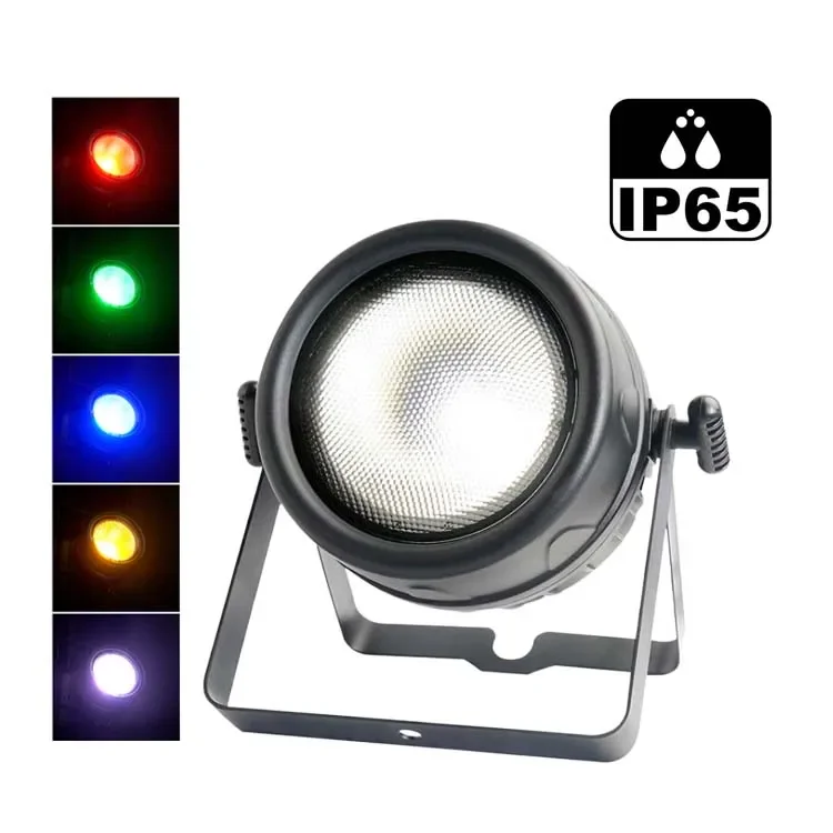 IP65 300W WW+Full Color Par 4 Color RGBW DMX Waterproof LED Par Can Lights for Studio Theater