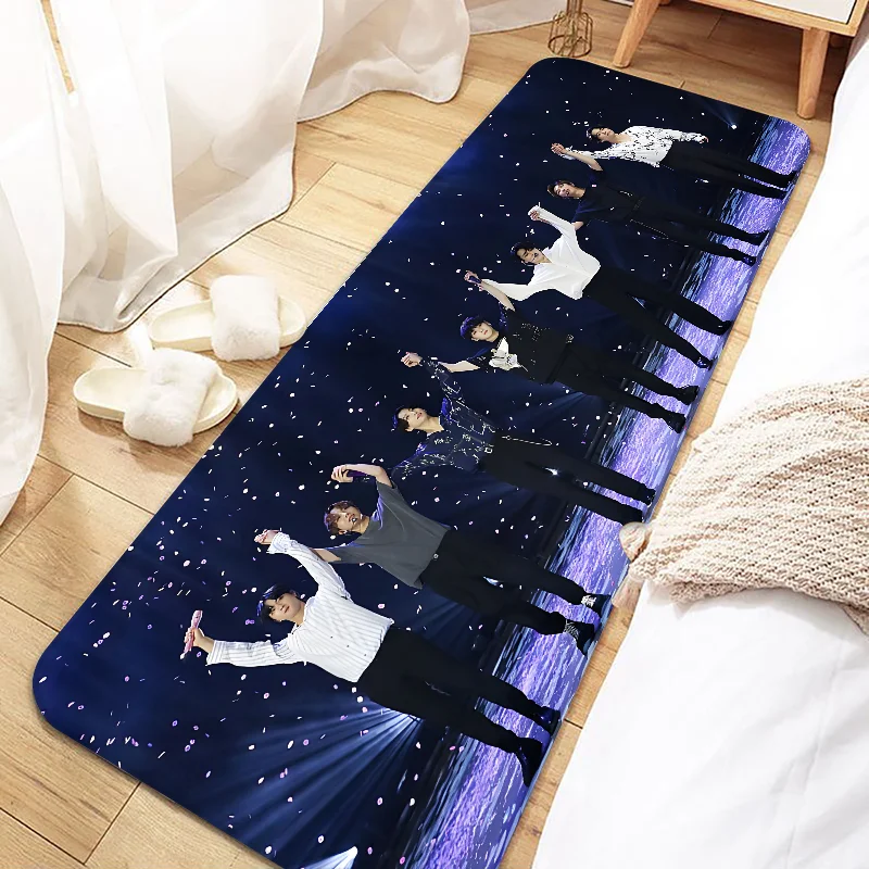 

Dynamite Kpop Boys Door Mat Entrance Non-slip Doormat Washable Kitchen Carpet Living Room Hallway Rugs Bathroom Bath Door Mats