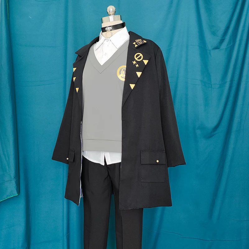 InYObalance-Costume Cosplay Holostars Ade Izuru, Anime VTuber, Manteau 03/Wear, Chemise GlaPants, Uniforme Trempé, Tenue de ixd'Halloween