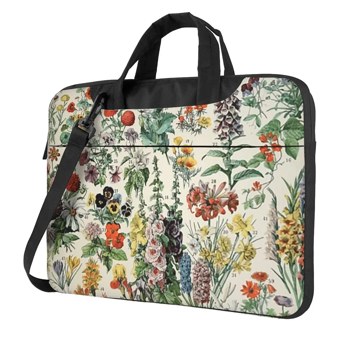 

Сумка для ноутбука Adolphe Millot Fleurs A через плечо, сумка для компьютера 13, 14, 15,6 дюймов, чехол для ноутбука Macbook Pro Lenovo