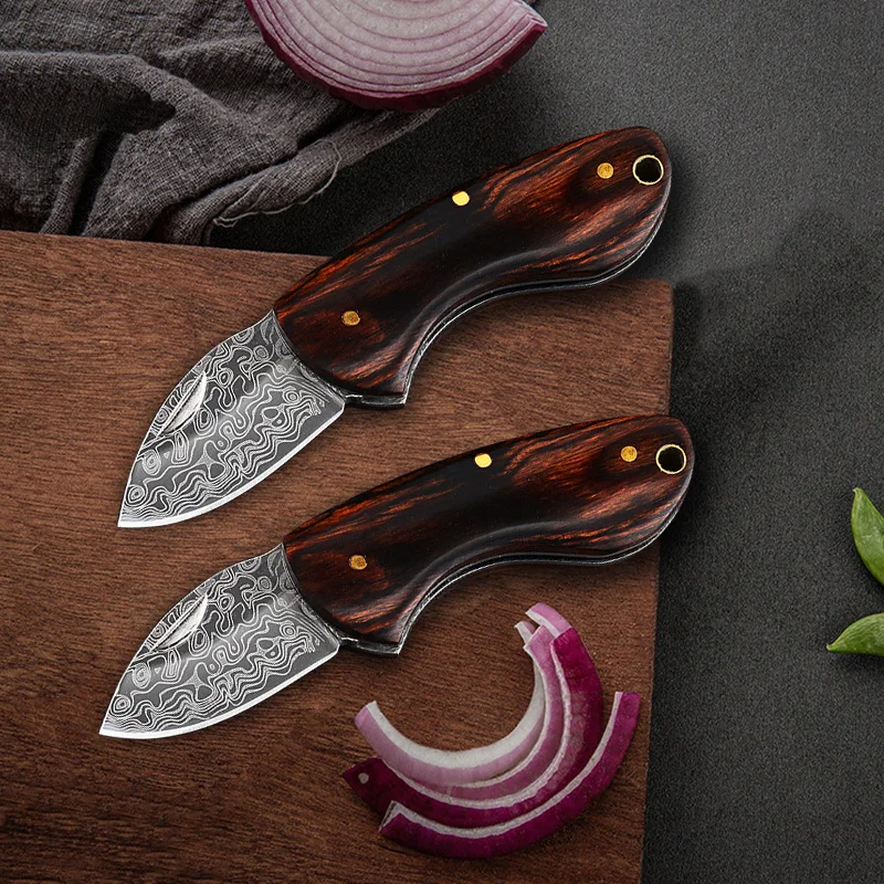 Stainless Steel Folding Knife Slicing Meat BBQ Fruit Boning Knife Portable Pocket Knives Fish Filleting Kitchen Knives Tools