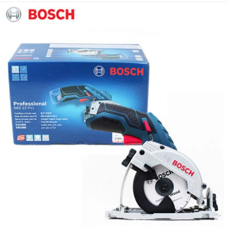 Bosch GKS 12V-LI Multifunctional Rechargeable Cordless Electric Saw Portable Home DIY Woodworking Workbench Power Tools