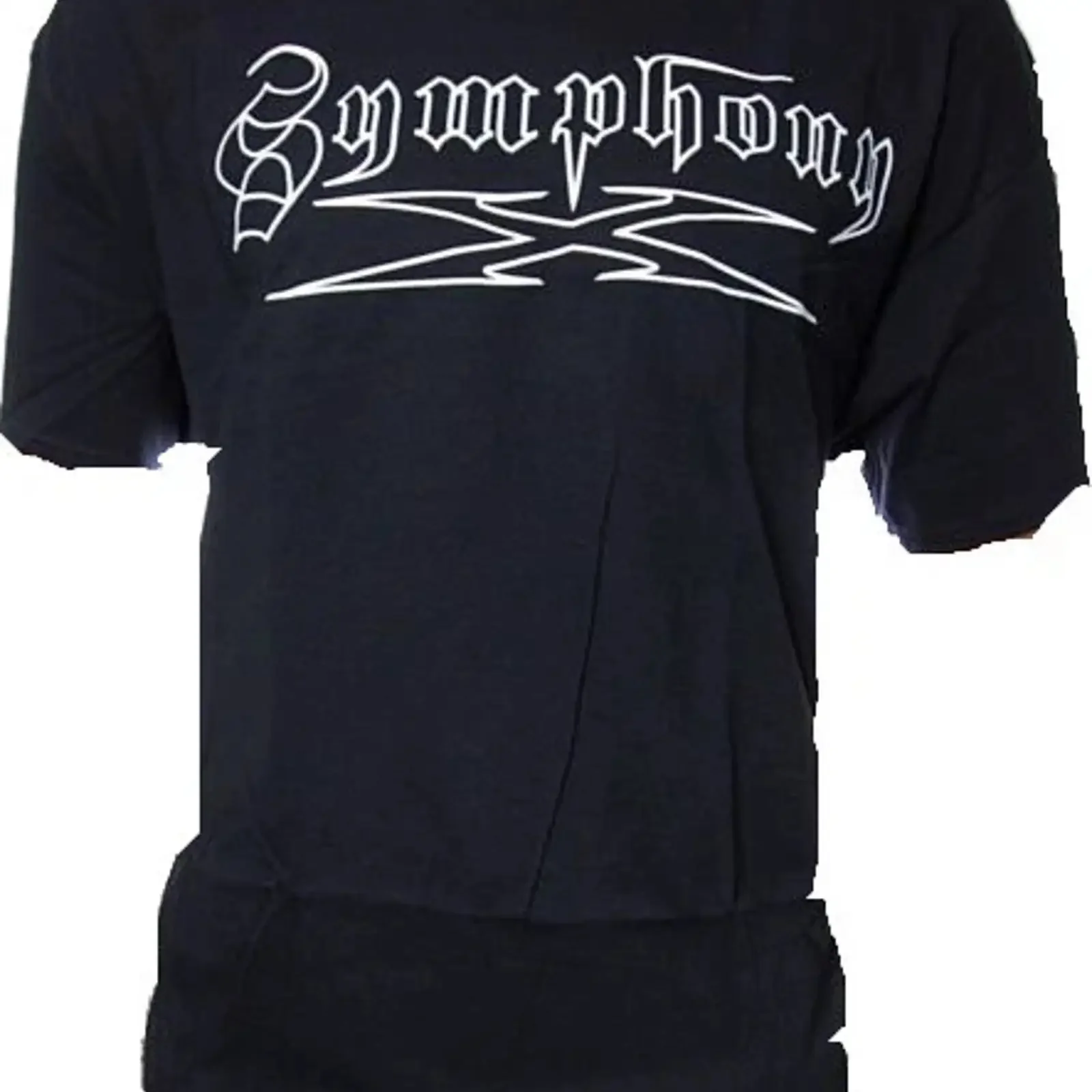 Symphony X Logo T Shirt Band Official Merch vintage Washed Unisex Soft Slightly fashion Casual Comfortable graphic homme