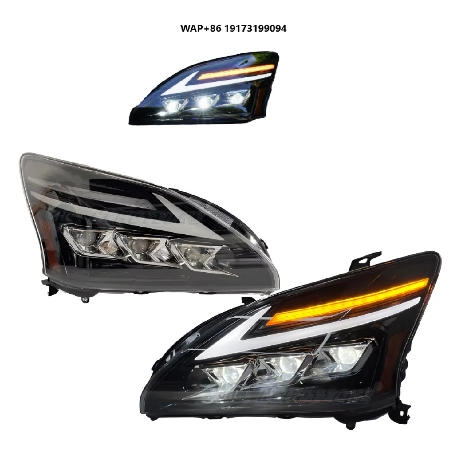

New Design LED Head Lamp Light Headlights for-Lexus RX Series RX300 RX350 400H 2004 2008 Head Lights Headlamp Projector