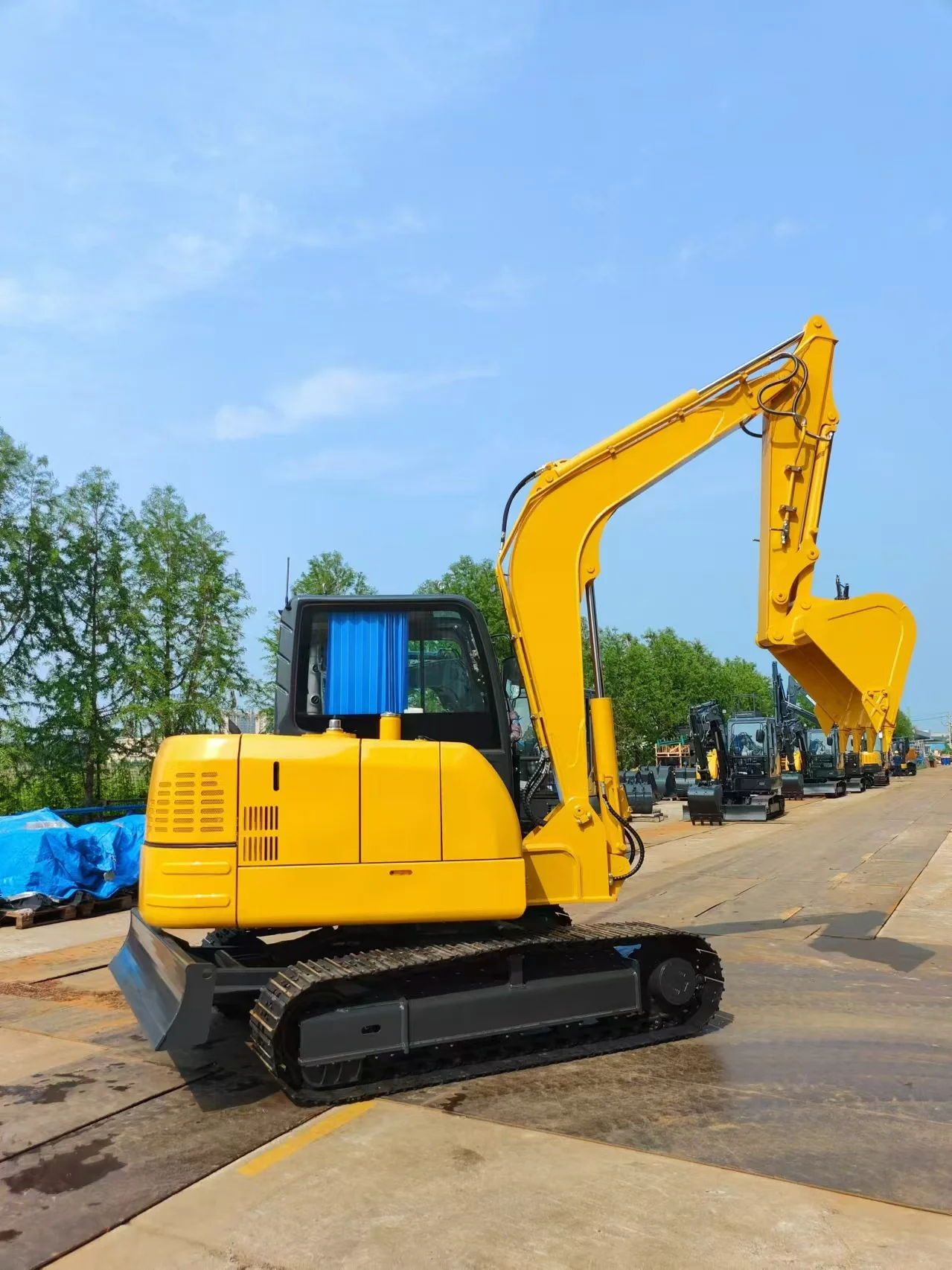 New Hydraulic Digger Crawler Excavator 6 Ton 8 Ton 10 Ton Excavator Crawler With EPA Engine