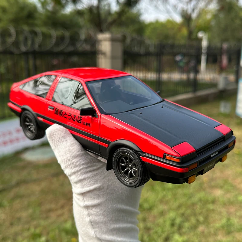 1:18 FOR AE86 TRUENO Resin Car model Sports car model Static ornament Holiday gift Send to a friend