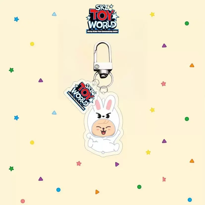 SKZ TOY WORLD collection keychains, cute bag accessories, couple key chains, unique birthday gift options