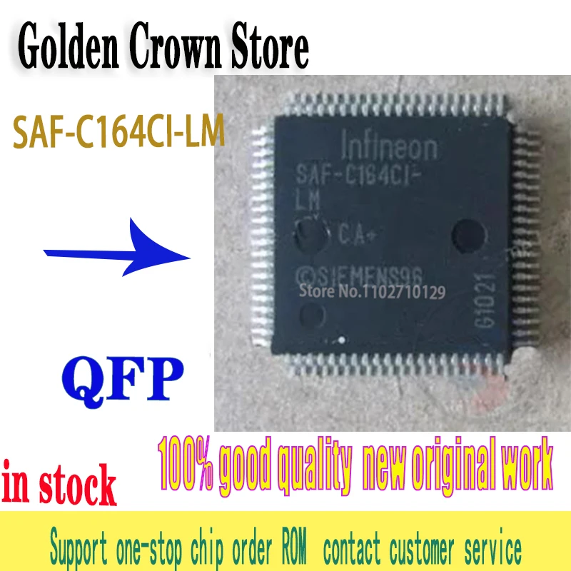 1~10PCS/lot SAF-C164CI-LM SAF C164CI QFP80 chip IC 100% Original Brand New in stock