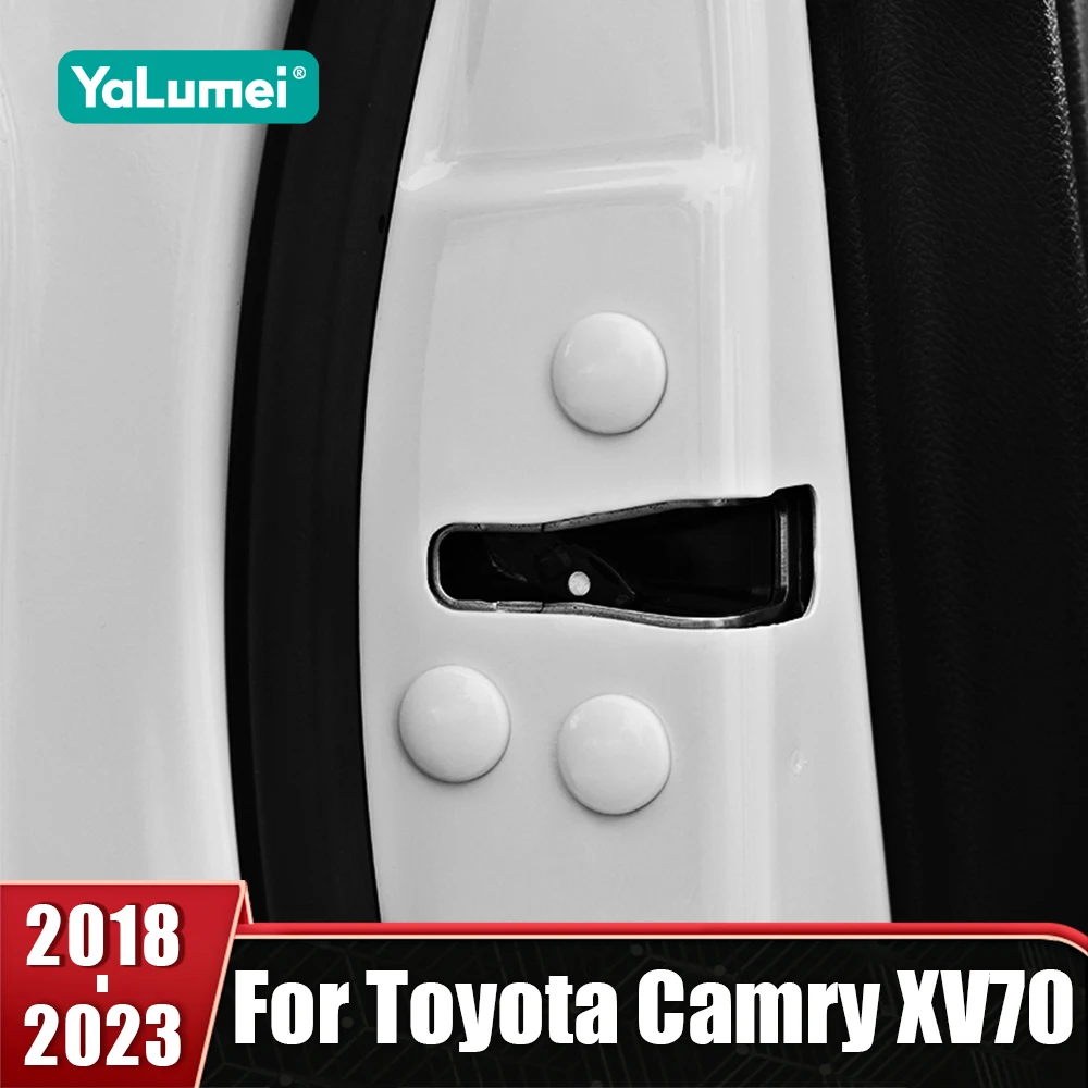 

For Toyota Camry XV70 2018 2019 2020 2021 2022 2023 PPE Car Front Rear Door Screw Protection Cover Trim Strips Case Accessories