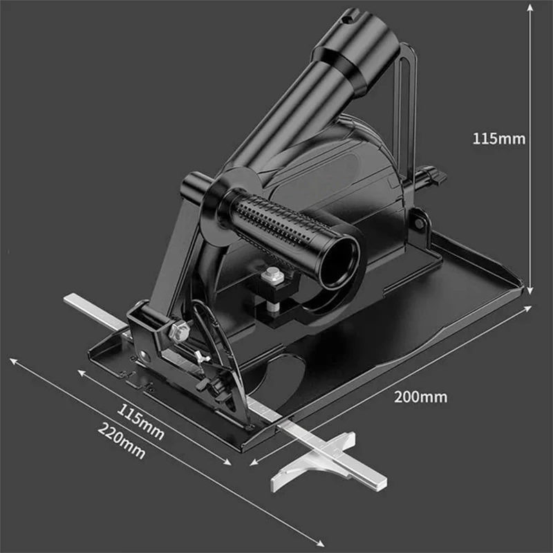 A25F-Adjustable Support For A Grinder, Upgraded Angle Grinder Stand Tool, Angle Grinder Stand For Tile 45° Chamfer