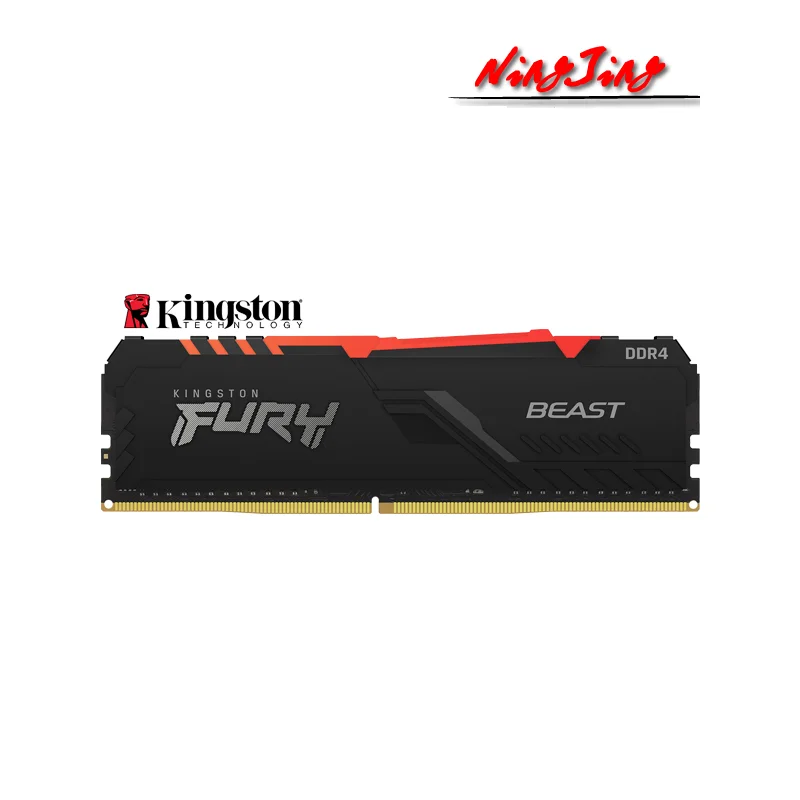 Kingston FURY Beast DDR4 RGB 8GB 16GB 32GB 3200MHz 3600MHz Desktop AMD Intel CPU Motherboard  RAMs 288 PIN 1.35V