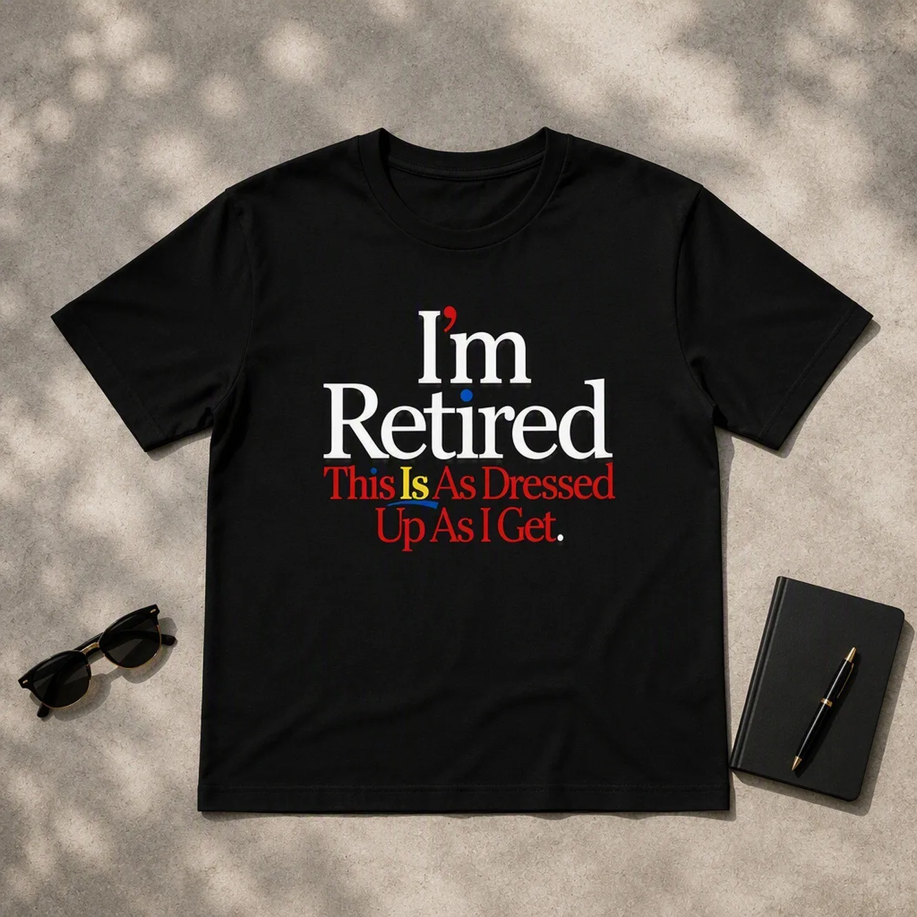 Retired Queen Graphic Tee - Soft Short Sleeve Crew Neck Top For Spring And Summer, Comfortable Women's Casual Wear, Fun Letter Print Design, Relaxed Fit, Breathable Fabric, Perfect For Outdoor Activities