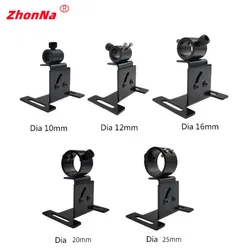 Soporte de Metal para máquina de madera, montaje de localizador de línea láser, 25mm, para posicionador DIY, Holde, eje rotativo, 12mm, 16mm, 20mm, 25mm, módulo opcional