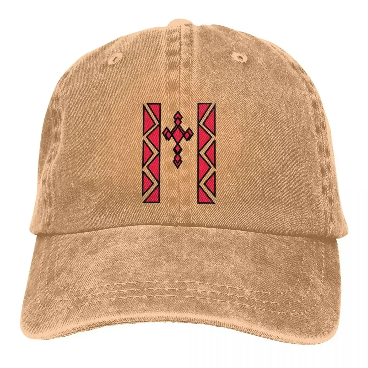 

Ethiopian Cross Multicolor Hat Peaked Women's Cap Fashion Personalized Visor Protection Hats